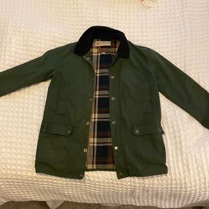 The British Millerain Co. heavy duty weather resistant, flannel lined, coat